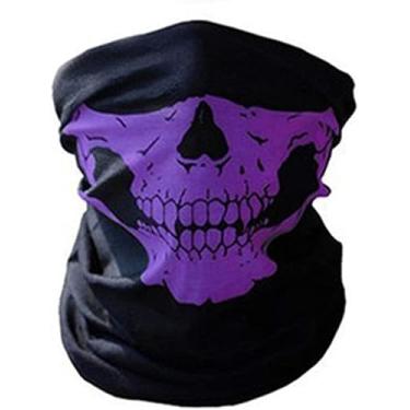 Imagem de Bandana multifuncional sem costura, caveira, bandana, capacete, pescoço, máscara facial, cachecol térmico, adereços de Halloween