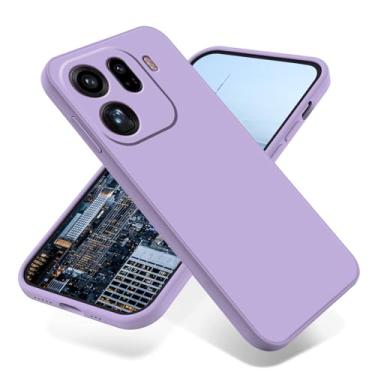 Imagem de Wousunly Compatível com Oppo Find X9 Pro, capa fina de silicone líquido, capa de telefone para Find X9 Pro, macia, à prova de choque, fofa, antirarranhões, forro de microfibra Funda para proteção