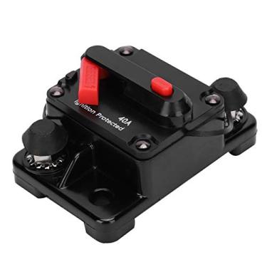 Imagem de Disjuntor de Cobre à Prova D'água Suporte de Fusível de Reinicialização Automática DC12-42V (40A)