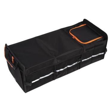 Imagem de TOPINCN Organizador de Porta-malas, 105L de Grande Capacidade Dobrável Com Bolsa Térmica à Prova de Vazamentos, 9 Bolsos de Malha 4 Divisórias, Tecido Oxford 600D Placa PE de 2,5 Mm,