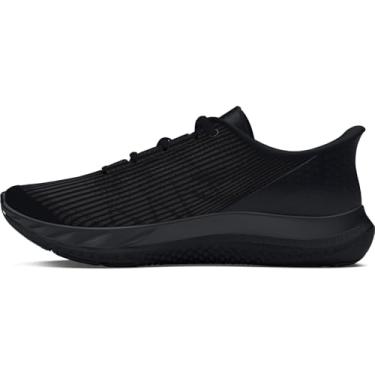 Imagem de Under Armour Tênis de grau escolar Speed Swift para meninos, (002) Preto/Preto/Preto, 3.5 Big Kid