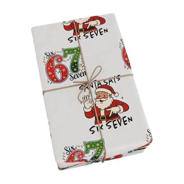 Imagem de Lilihuimaoyi Papel de Embrulho de Natal, Papel de Presente Tradicional para Flores, Materiais de Embalagem para Festas Festivas, Casamentos de Inverno E, Style a