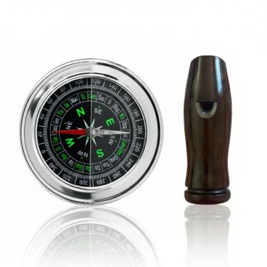 Imagem de Bússola Profissional Caça Trilha Apito Macuco Com Chumbo