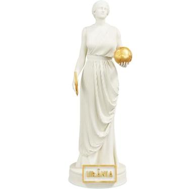 Imagem de Estátua Urânia - Musa Grega da Astronomia (Cor Mármore Dourado)