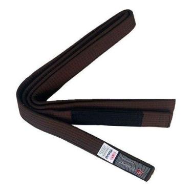 Imagem de Faixa De Jiu Jitsu Marrom Torah Master Adulto C/ Ponta, Marrom, A4