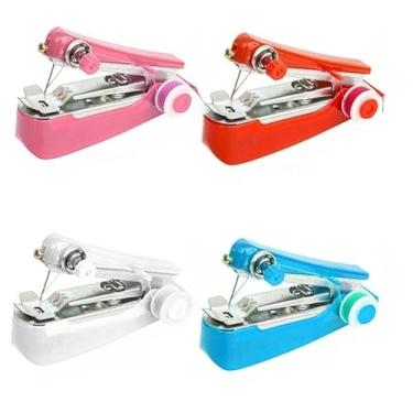 Imagem de Mini Máquina De Costura Manual Portátil De Mão(aleatório)
