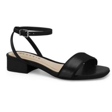 Imagem de Sandália Feminina Ramarim Saltinho Baixo Tornozelo Original Glamour Festa Conforto-Feminino