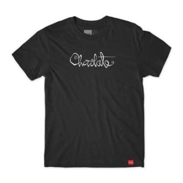 Imagem de CAMISETA CHOCOLATE SKATEBOARD SCRIPT TEE PRETO-Unissex