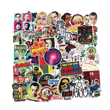 Imagem de Adesivos de anime em vinil à prova d`água Big Bang Theory (50 unidades)
