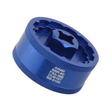 Imagem de Dynwave Extrator de Movimento Central 5 em 1 para Bicicleta, Ferramenta de Remoção de Movimento Central à Prova de Ferrugem para Pedivela Dub16T 44mm, Ideal, Azul
