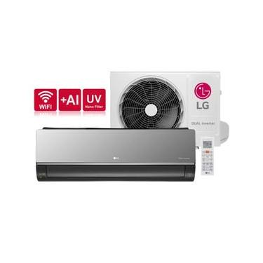 Imagem de Ar Condicionado LG Artcool Dual Inverter Voice AI UV Nano 12000 BTUs , Quente e Frio , WiFi - S3NW12JAR7A