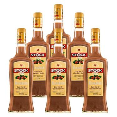 Imagem de Licor Fino de Chocolate e Avelãs Stock Gianduia 720ml 6un