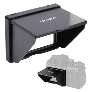 Imagem de Diyeeni Protetor Solar LCD da Câmera para Monitores de Proporção 4:3 de 3,2 Polegadas, Protetor Solar Anti-reflexo para Monitor de Vídeo LCD, Cobertura de Todos Os Lados para Fácil