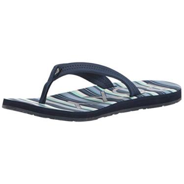 Imagem de Roxy Chinelo feminino Vista III, Azul índigo, 36