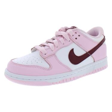 Imagem de Nike Tênis masculino JordanAir 1 Low, Borgonha rosa e branco, 6.5 Women/5 Men