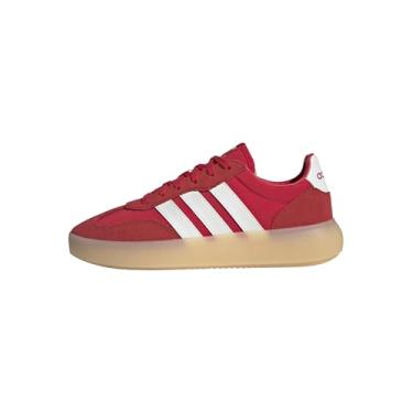 Imagem de adidas Tênis feminino Barreda Decode, Rubi puro/branco/cor laranja, 34