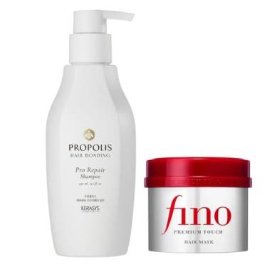 Imagem de Kerasys & Fino Kit (Shampoo Própolis Pro Repair 450ml + Máscara Fino 2
