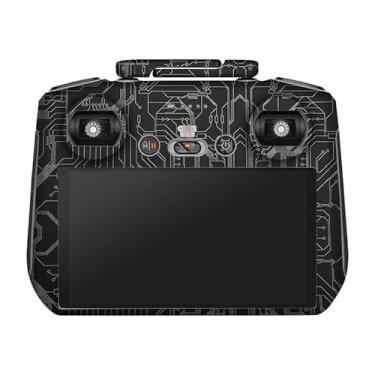 Imagem de Capa antirriscos RC 2 para controle DJI RC2 decalque película para controle remoto AIR3 capa adesiva acessórios de equipamento de vídeo fotográfico (Circuit Titanium, para DJI RC2)