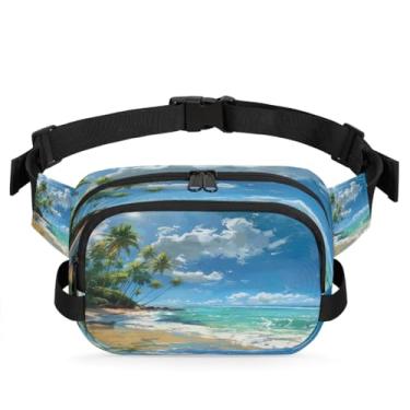 Imagem de Pochete abstrata de mármore cinza para mulheres e homens com alça ajustável, bolsa transversal, bolsa de peito, bolsa tiracolo, Cor 6