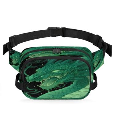 Imagem de Pochete de praia de areia preta pôr do sol para mulheres e homens com alça ajustável, bolsa transversal, bolsa de peito, bolsa tiracolo, Cor 23