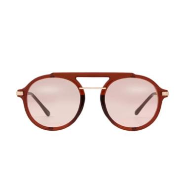 Imagem de HCPIHF Óculos de sol steampunk de metal, masculino e feminino, redondo, vintage (2)