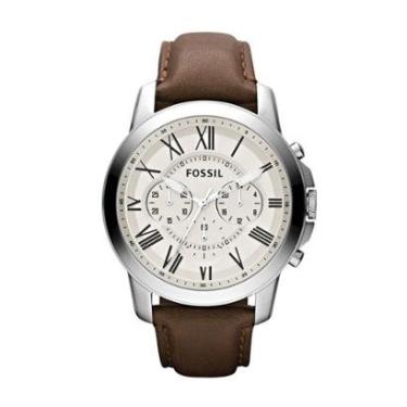 Imagem de Relógio Fossil Masculino Grant Prata - FS4735/0BN-Unissex