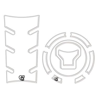 Imagem de Kit Protetor Tanque Moto Start 160 Ano 2025 Transparente Transparente