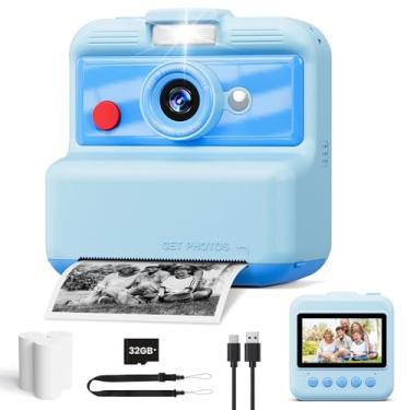 Imagem de Câmera infantil com impressão instantânea, 48 MP/2,5K UHD Câmera infantil
