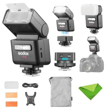 Imagem de Godox Flash de câmera TTL iT32 com gatilho de flash X5O para Olympus magnético destacável, interruptor instantâneo para ligar/desligar da câmera, Speedlight LCD sensível ao toque, acionador sem fio