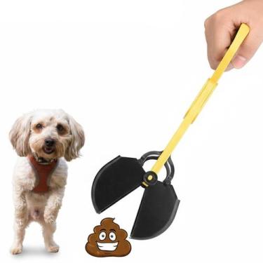 Imagem de Pa Coletor Fezes Coco Cachorro Cao Gato Pet Animais Estimaçao Coletora