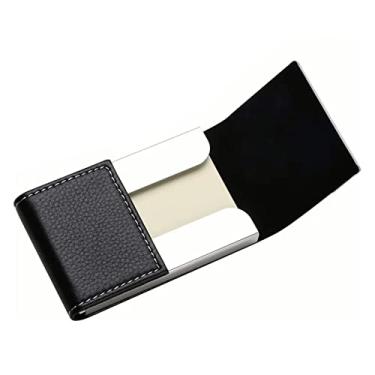 Imagem de Generic Porta-Cartões de Visita Elegante, Grande Capacidade, Fácil de Controlar, Estojo Portátil para Cartões de Visita para Profissionais Em Movimento (Tamanho único)