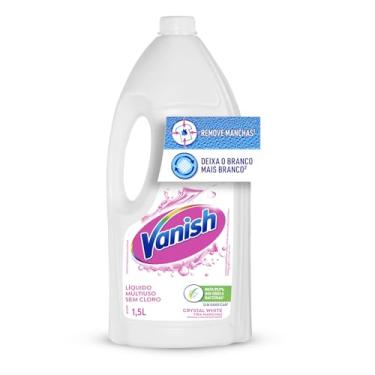 Imagem de Tira Manchas Vanish Líquido Crystal White para roupas brancas 500ml