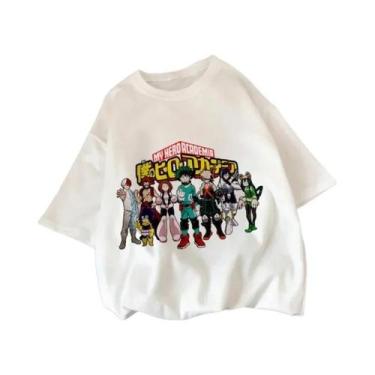 Imagem de Camiseta Feminina De Verão Com Estampa De My Hero Academia Shoto Todor