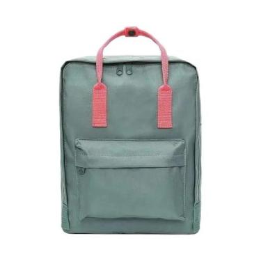 Imagem de Mochila De Lona Impermeável Para Laptop Feminina Clássica E Confiável 