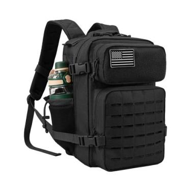 Imagem de Mochila Tática Masculina De 25L Com Suportes Duplos Para Copos, Mochil