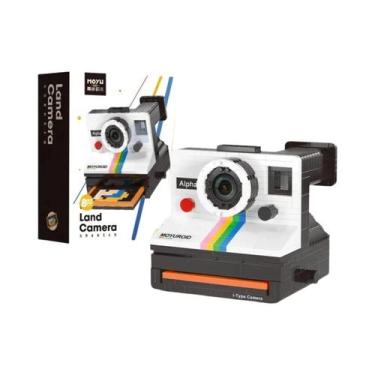 Imagem de Série de câmera vintage quebra-cabeça infantil bloco de construção bri