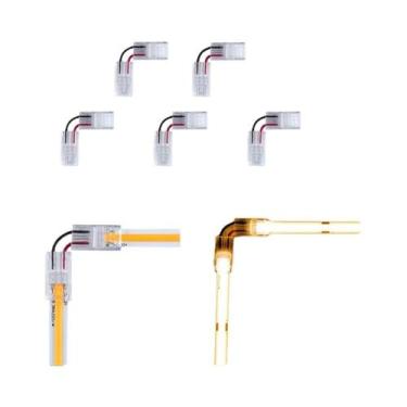 Imagem de Conectores De Fita LED COB De 8mm 10mm 2 Pinos 5 Peças Terminal De Ext
