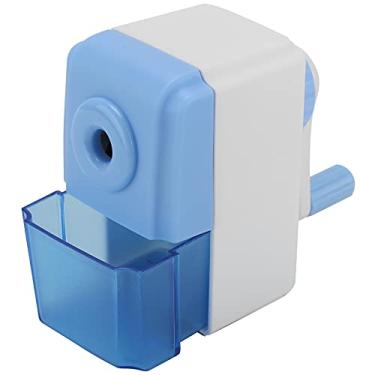 Imagem de Apontador manual de manivela, apontador de lápis infantil fofo com ponta ajustável, suprimentos essenciais para casa, escola, escritório, para canetas padrão e coloridas