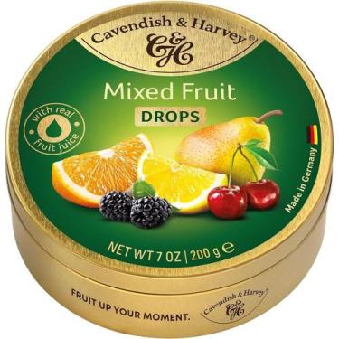 Imagem de Bala Frutas Mistas sem Açúcar Cavendish e Harvey 170g