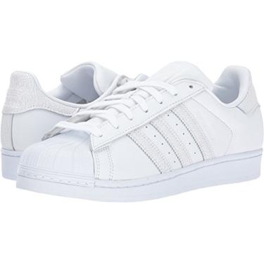 Imagem de adidas Originals Tênis masculino Superstar Legacy, Branco/Branco/Branco II, 9