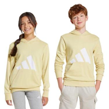 Imagem de Moletom Adidas Essentials Big Logo Infantil - Amarelo 15-16-Masculino