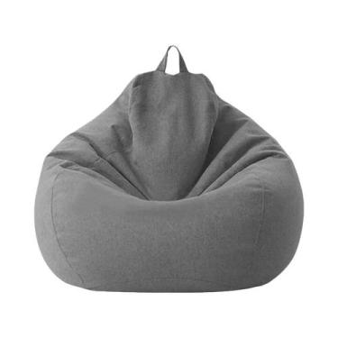 Imagem de Capa Grande De Algodão E Linho Para Puff, Cadeira De Canto, Poltrona P