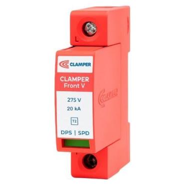 Imagem de DPS - Dispositivo Proteção Surtos Clamper Front V 275V 20kA