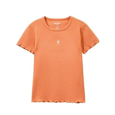 Imagem de Blusa Hering Manga Curta Infantil Menina Em Ribana-Feminino