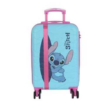 Imagem de Mala de Viagem Bordo Stitch Surf 360º Azul Luxcel