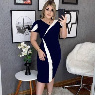 Imagem de Vestido MIDI Plus Size Dilma Moda Evangélica Feminina - MISS FLOWER, A