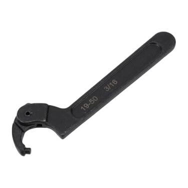 Imagem de WALFRONT Chave de Gancho C Ajustável, Chave de Gancho Crv de 3/4 a 2 Cabeças Com Cabeça Redonda para Encanamento Automotivo e Manutenção de Máquinas-ferramenta