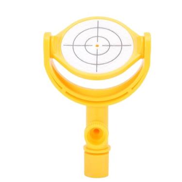 Imagem de WALFRONT Prisma de Alvo Reflexivo MP103-A do Refletor de Estação Total de 60 Mm para Levantamento, Prisma de Layout de Construção ABS Com Suporte para Túneis, Minas, Ferrovias