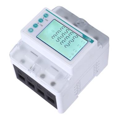 Imagem de WALFRONT Medidor de Energia Trifásico de 4 Fios Monitor de Eletricidade Inteligente WiFi Com Tela LCD de Grandes Dimensões Controle Remoto Aplicativo Smart Life para Painel Solar HVAC Doméstico