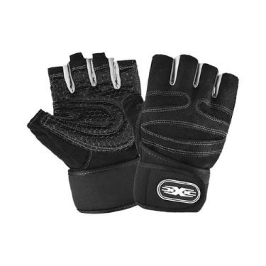 Imagem de Luvas De Treino Unissex Com Faixa Para Pulso, Dedos Cortados Para Leva